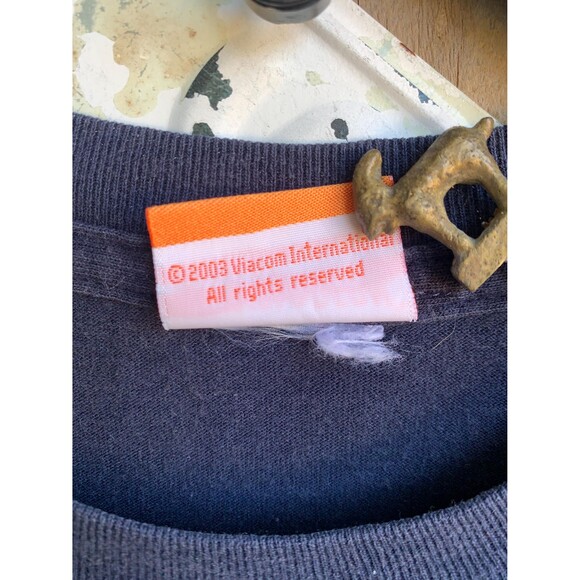 Vintage 2003 Nickelodeon SpongeBob SquarePants God Bless Bikini Bottom tee XL - Picture 4 of 8